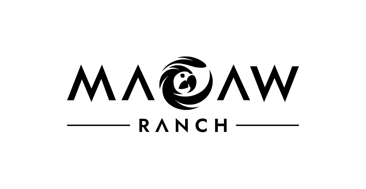 Macaw Ranch logo, designed by Carey Enterprises for a builder of luxury tiny homes