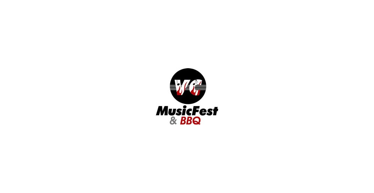 VC MusicFest & BBQ event logo, designed by Carey Enterprises